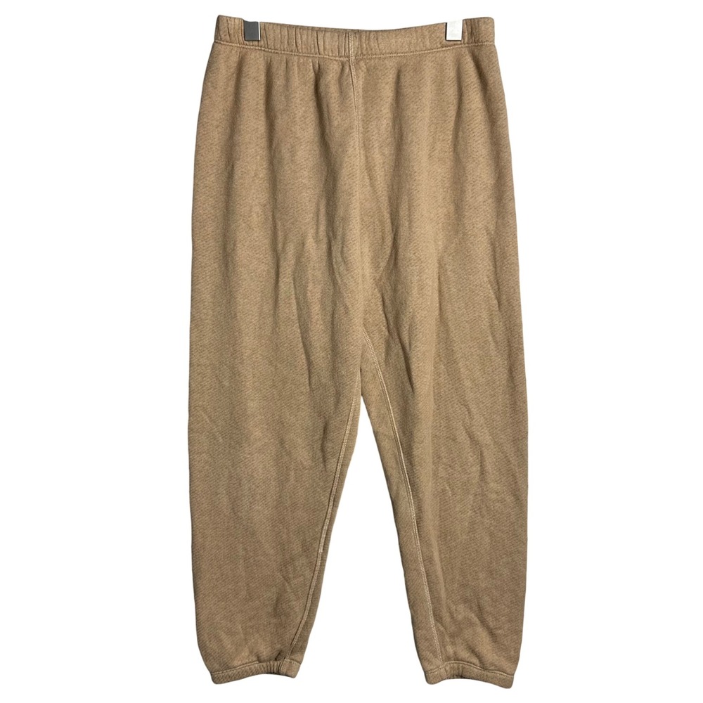 Jenni Kayne Camel Tan‎ French Terry Sweatpants Joggers Medium Drawstring Cotton